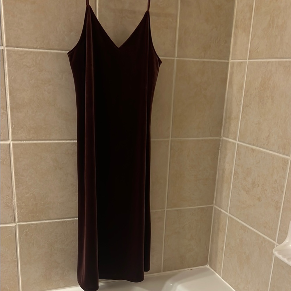 Elegant Burgundy Slip Dress
